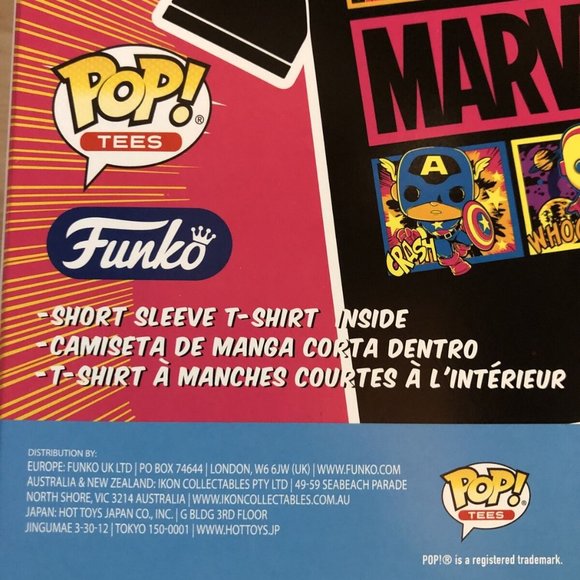 Funko PopTEE! ! Marvel Target Limited Edition - Picture 3 of 5